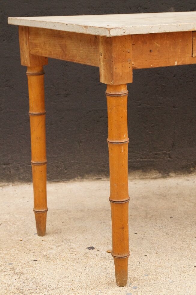 Table 1900 façon bambou