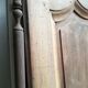 Double antique walnut closet doors