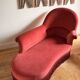 Napoleon III meridian in coral velvet with bouillon fringes – condition c