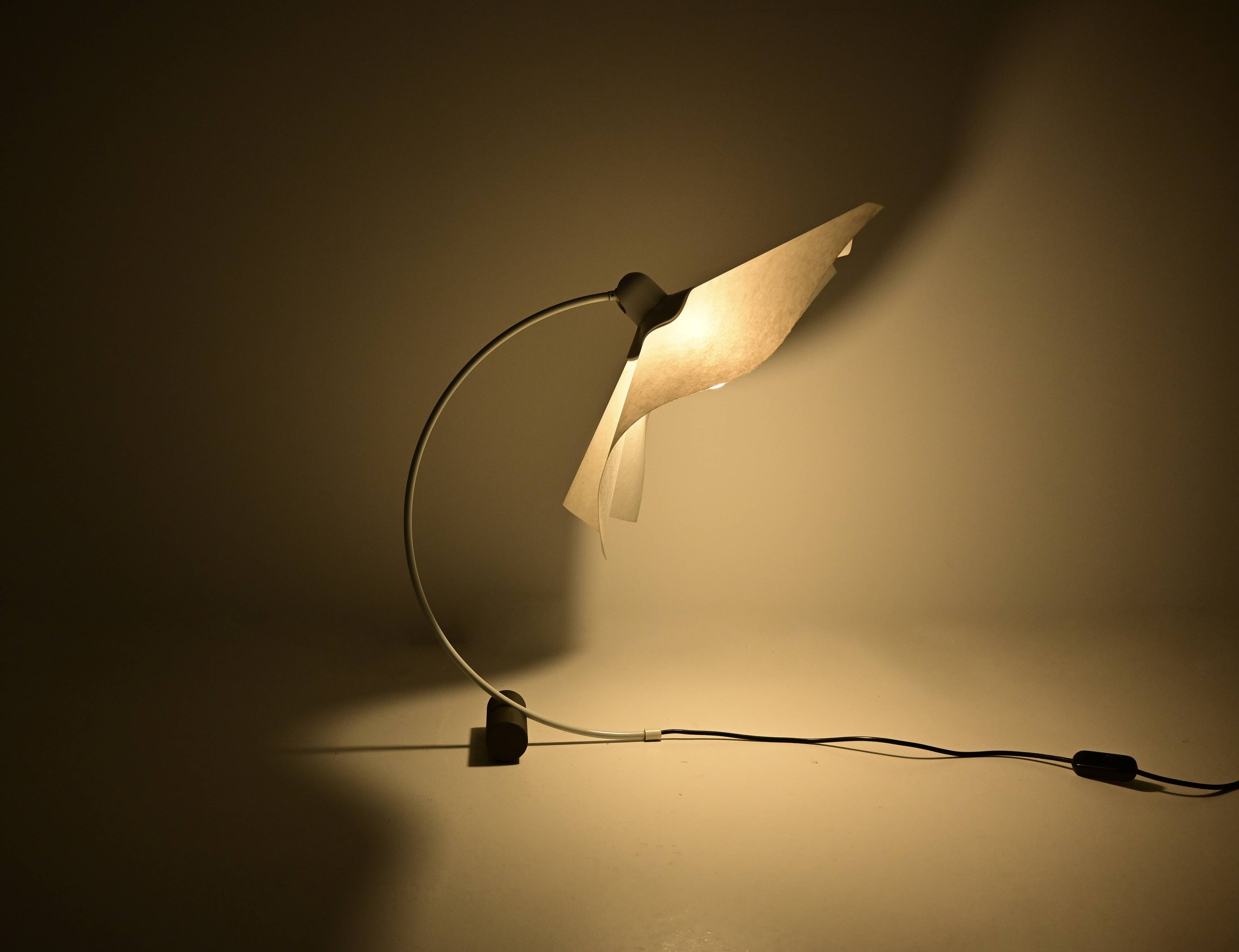 "Area Curvea" table lamp by Mario Bellini for Artemide, 1970s