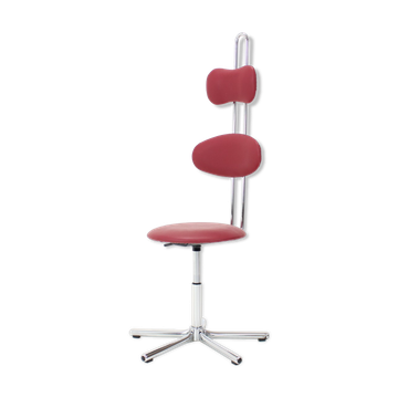 Chaise pivotante réglable en hauteur années 1980, Tchécoslovaquie