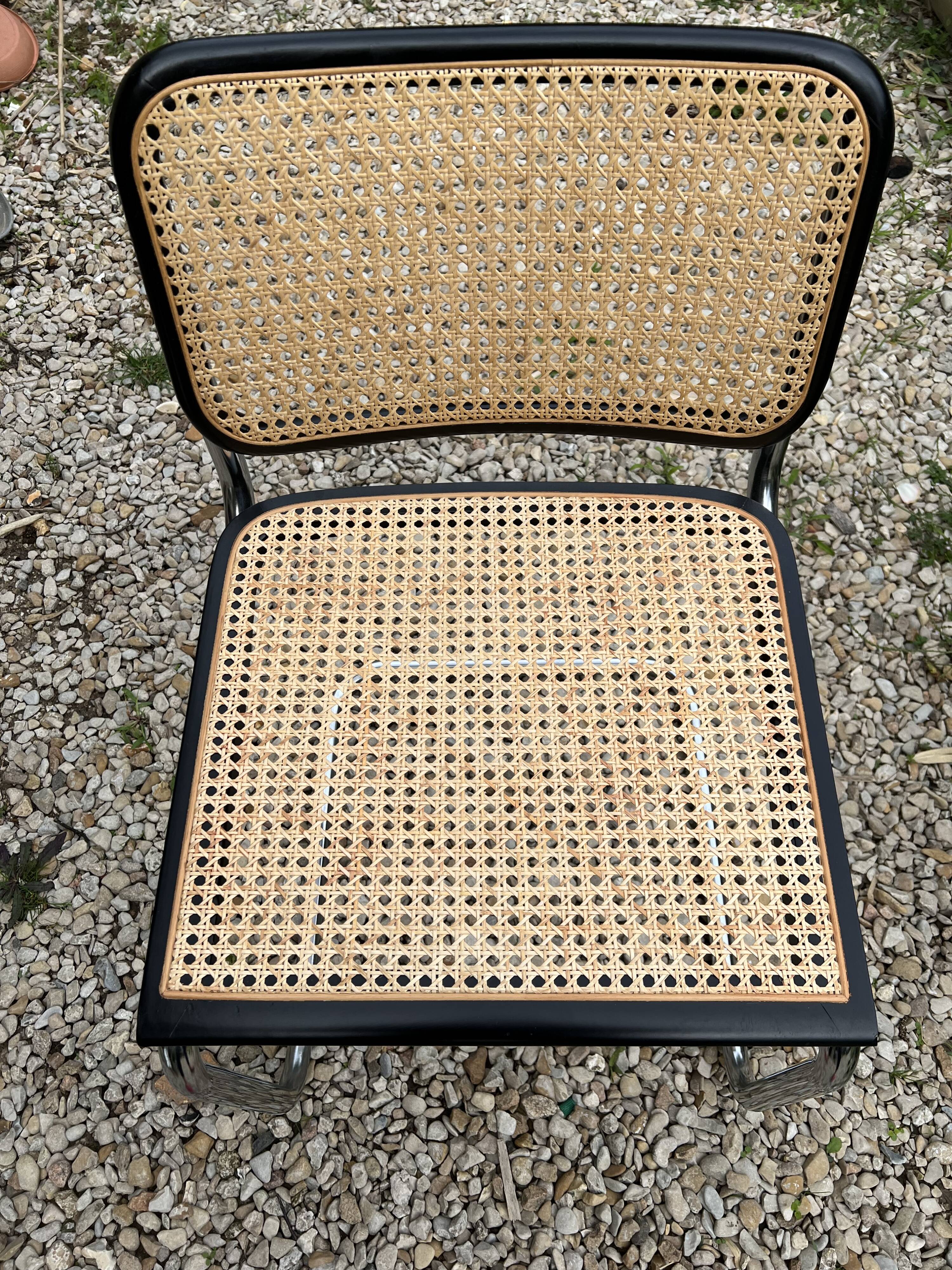 Chaises Cesca B32 par Marcel Breuer