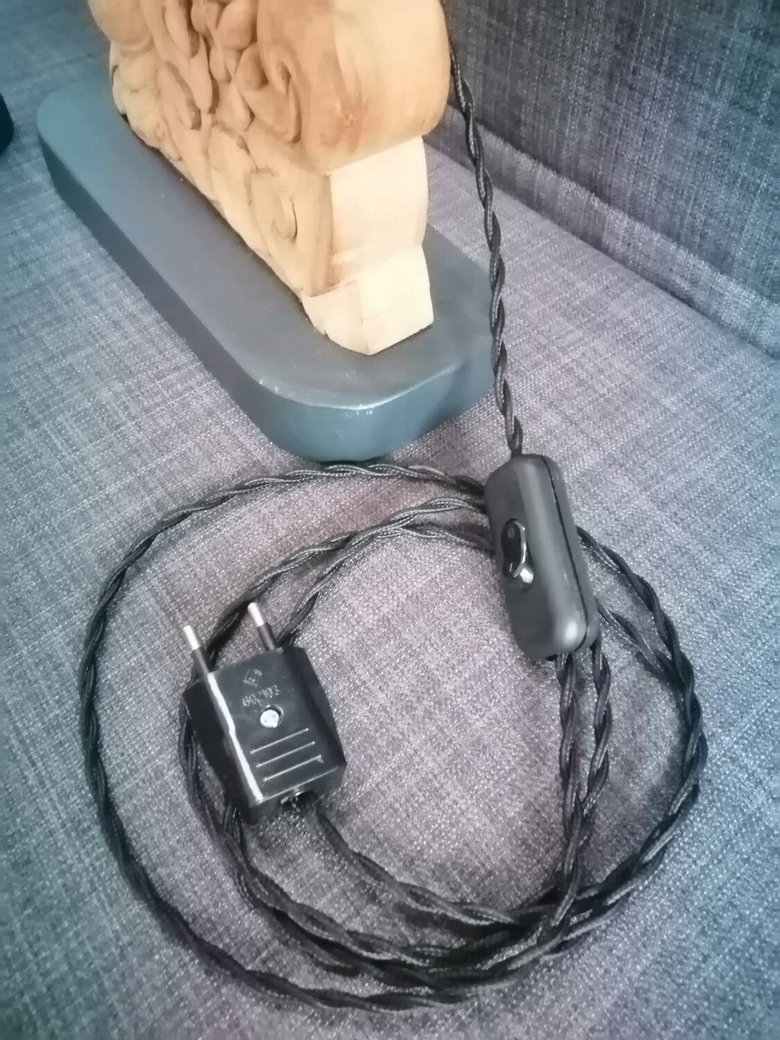 Pair of art deco style lamps