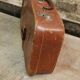 Leather suitcase