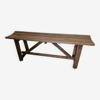 Old wooden bench, 130cms L