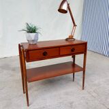 Console danoise en teck du milieu du siècle