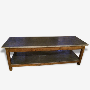 Table upholsterer in Tin 250 x 70
