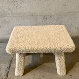 Sheepskin stool