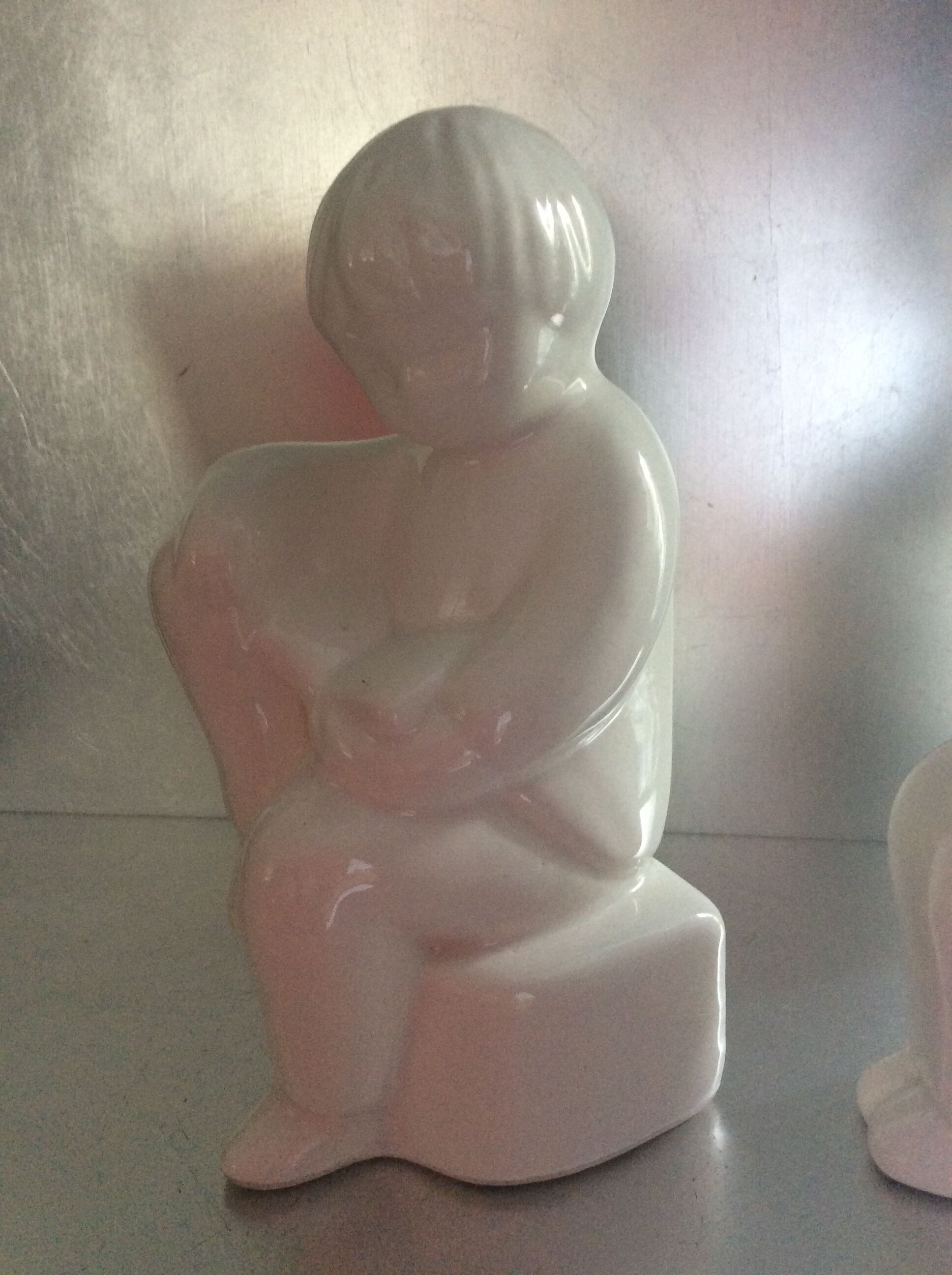 Pair of ceramic bookends from the 70s and 80s