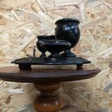 Old napoleon smoking tray 3 wood badge