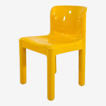 Yellow chair model 4875 by Carlo Bartoli for Kartell, 1970