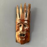 Wooden tribal mask