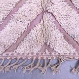 Tapis rose maroccain en laine 200cmx300cm
