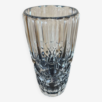 Large Schneider crystal vase