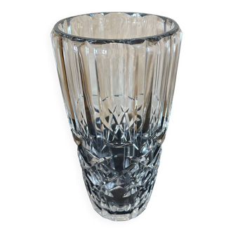 Large Schneider crystal vase