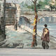 Painting L.Basset Notre Dame and the quays