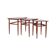 Danish design teak nesting tables, 1960s