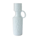 Vase à poignée en porcelaine blanche brillante ROYAL KPM, années 1970