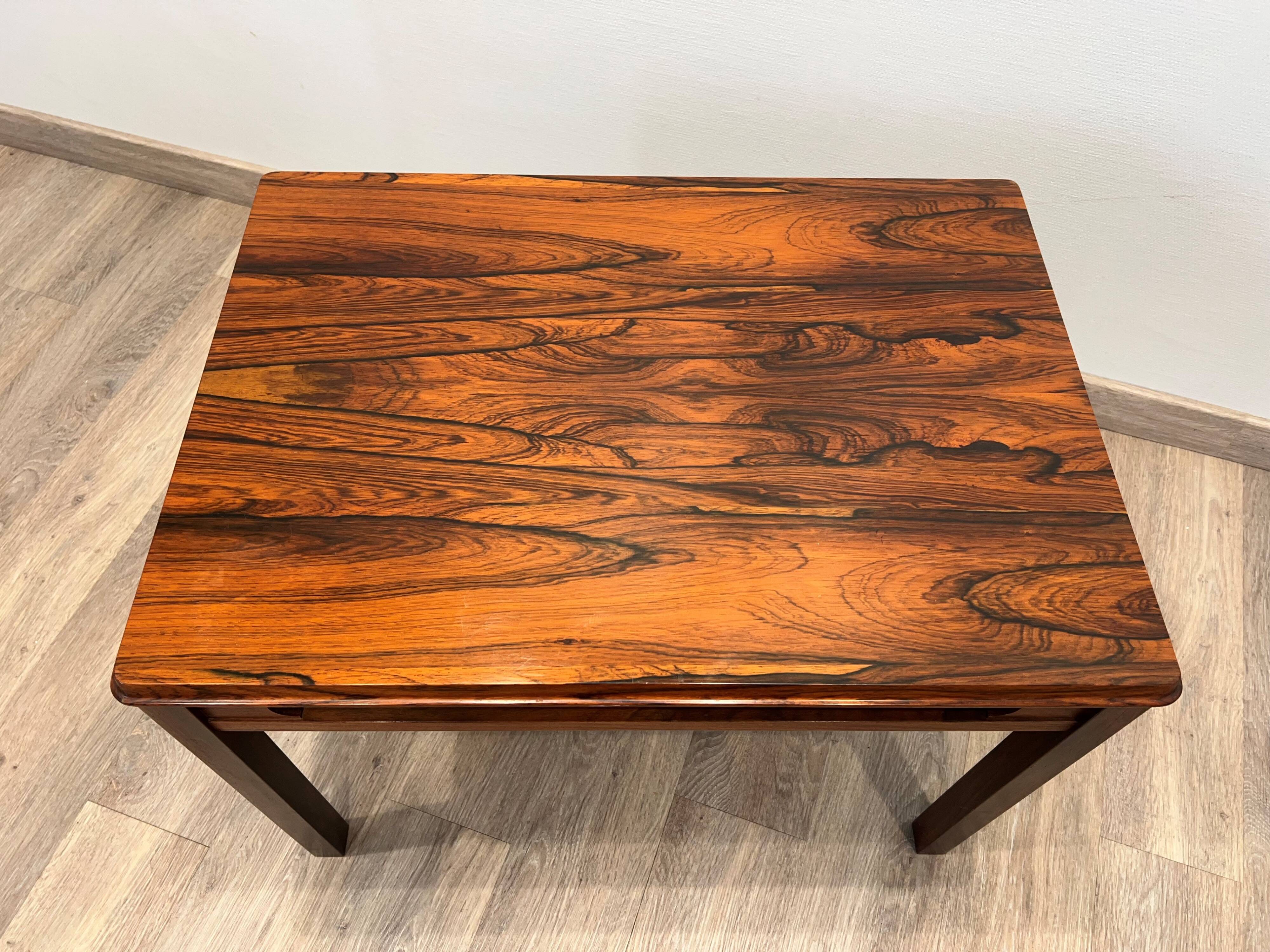 Coffee table in rosewood by Rasmus Solberg