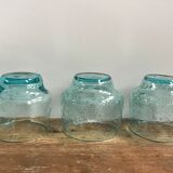 Trio de verres de Biot bleu azur