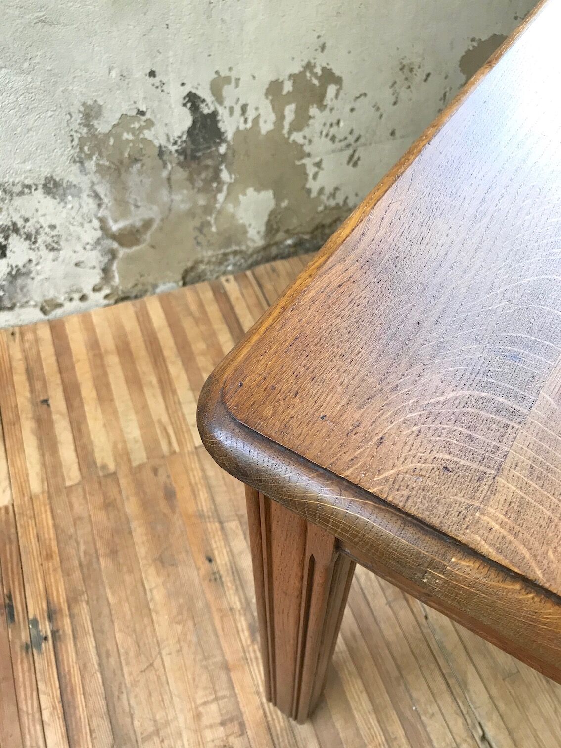 Bistro table in solid oak