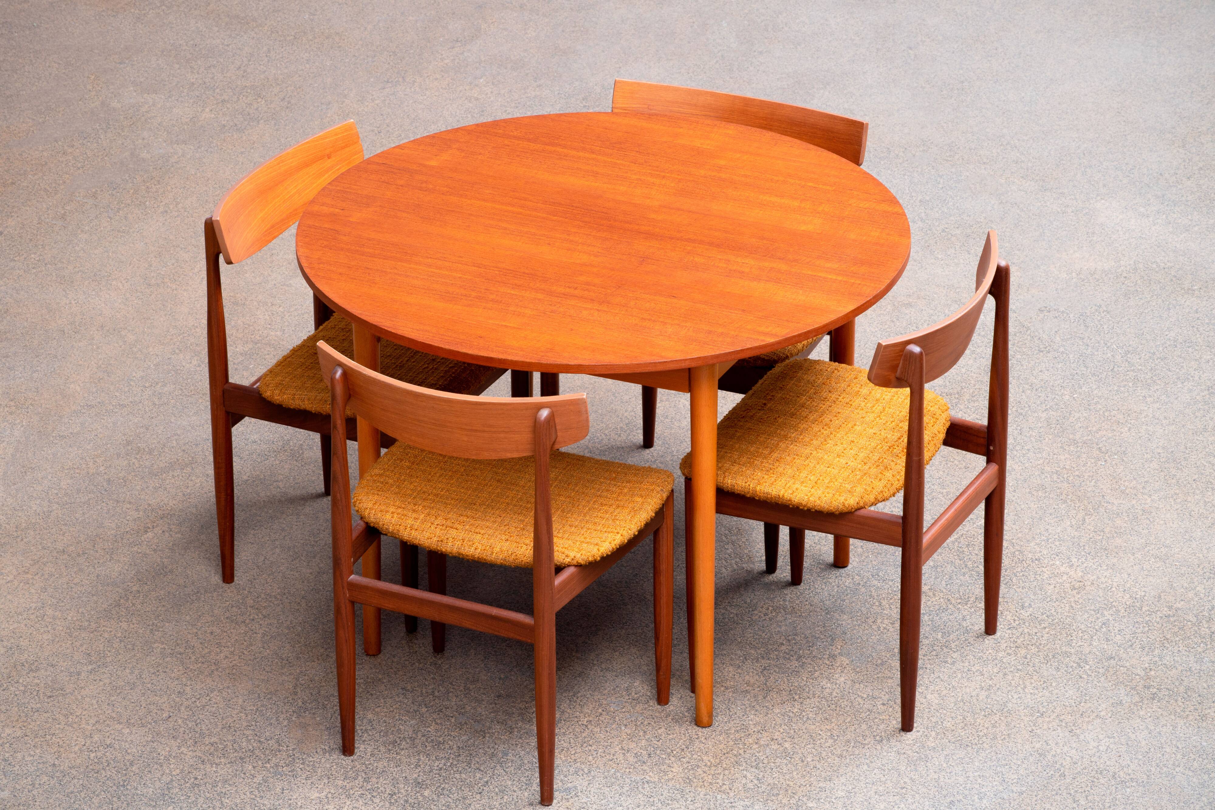 Scandinavian vintage teak table 1960