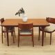 Table en teck, design danois, années 1970, designer : Johannes Andersen