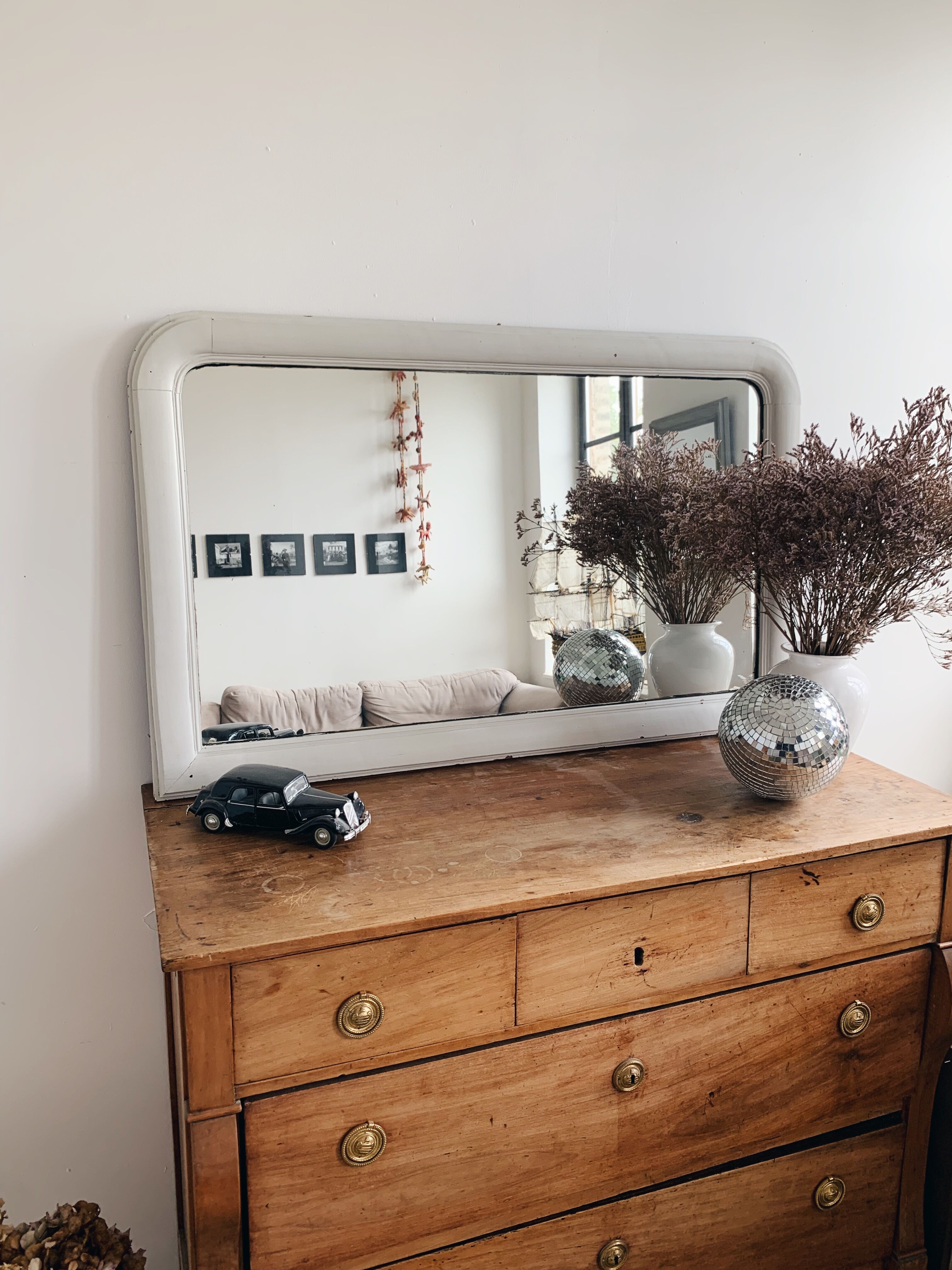 Horizontal Louis-Philippe mirror