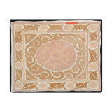 Hand-knotted rug Turkish vintage 106x121 cm