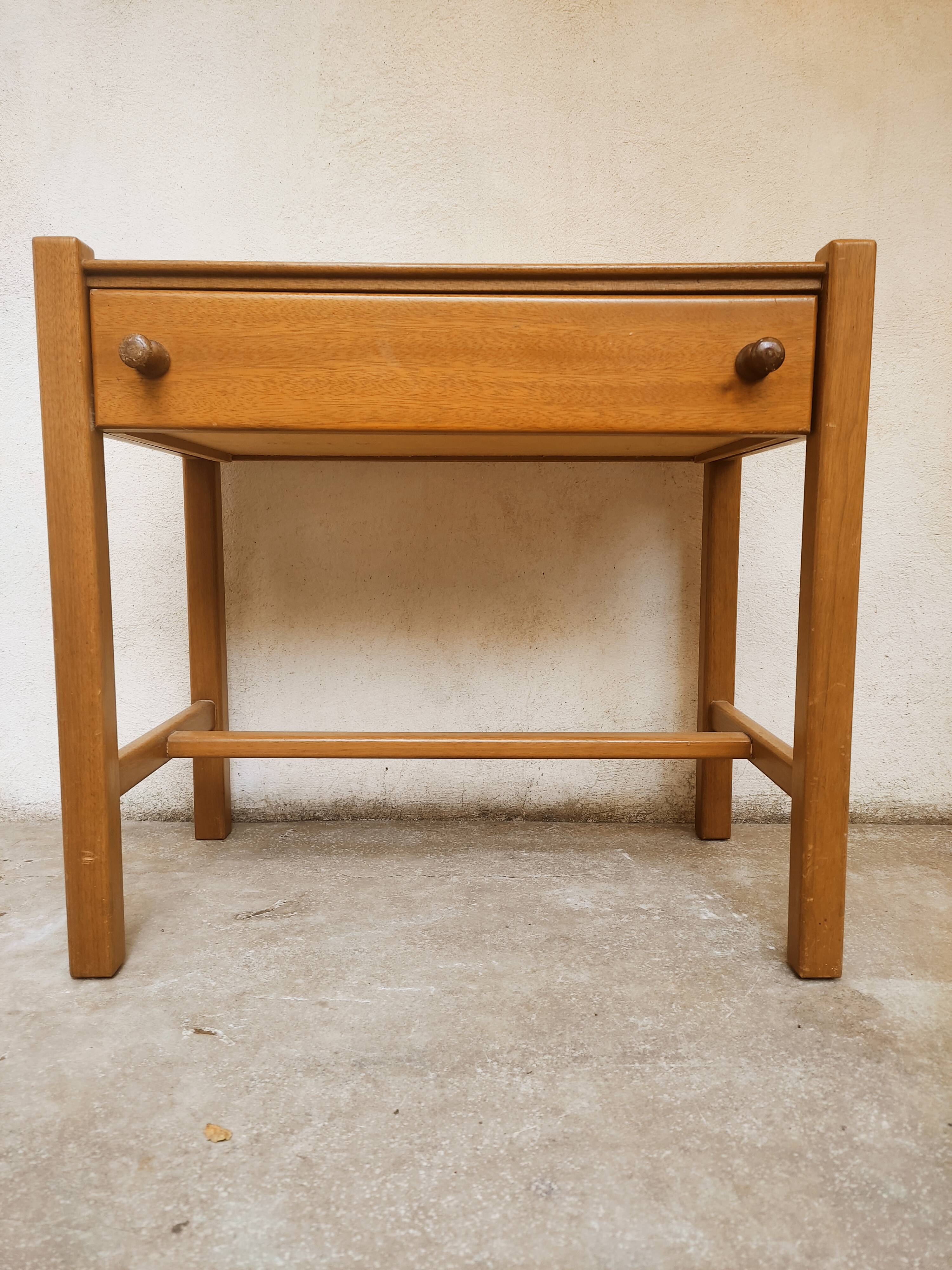 Scandinavian teak bedside