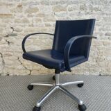 Office chair by Carlo Bartoli for Matteo Grassi in leather