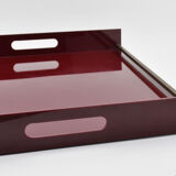 70s plexiglas tray