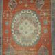 Antique Khotan rug Uyghur East Turkestan 1910