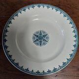 Jules Vieillard Bordeaux 19th century ironstone star service dish