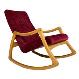 Mid-Century Bentwood Rocking Chair by TON, Czechoslovakia, 1960s