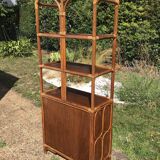 Rattan shelf