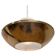 Small brass design UFO pendant - 1940s / Czechoslovakia