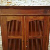 Teak bar cabinet