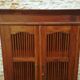 Teak bar cabinet