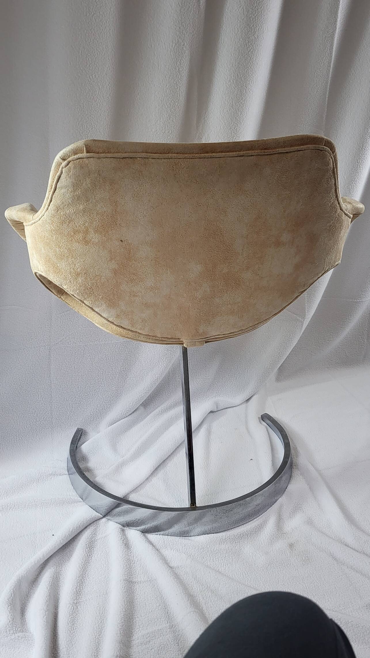 Euro Steel table and chair set 1970 Space Age