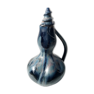 JM Maure flamed stoneware gourd carafe circa 1930