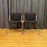 Pair of DSC 106 chairs designed by Giancarlo Piretti, Anonima Castelli, Ita