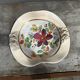 Painted ceramic fruit basket woven by Hubert Becquet, Quaregnon.