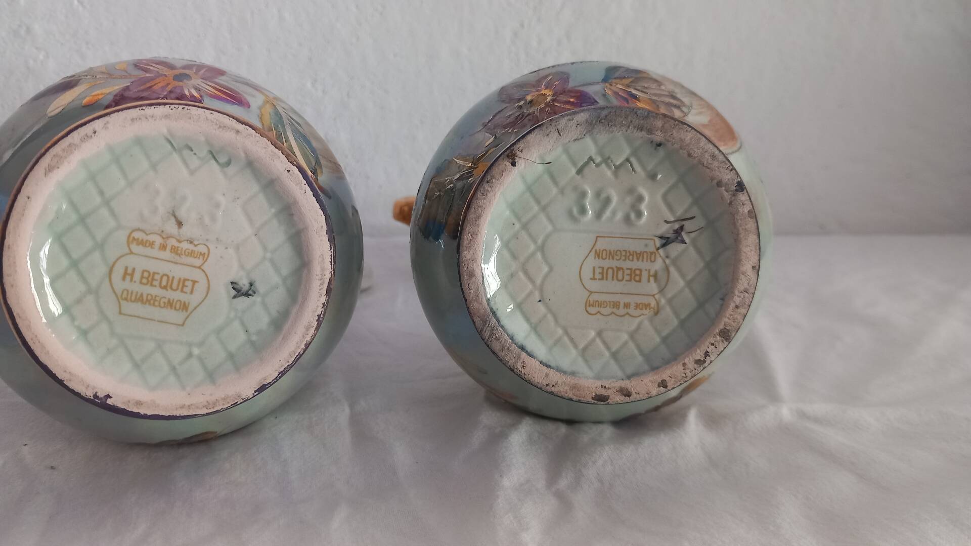 Pair of Vintage Ewers - Hubert Bequet (Model 323 Chantal)