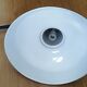 Paire de lampes d'atelier suspensions émaillée noire