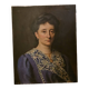 Portrait huile sur toile
