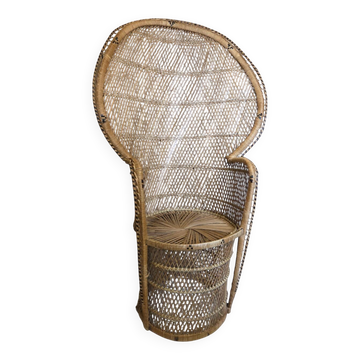 Fauteuil Emmanuelle  en rotin