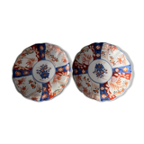 2 old Imari plates