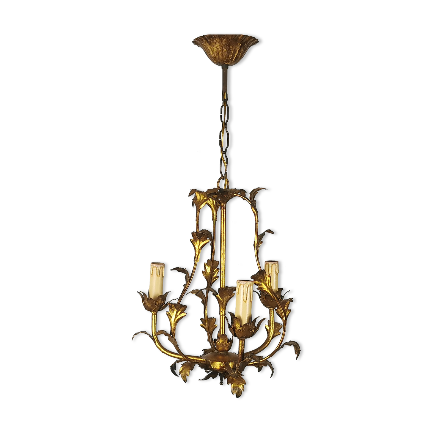 Lustre italien "feuilles"
