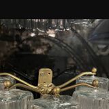 Murano Glass Tronchi Sconces Set of 8 1970’s